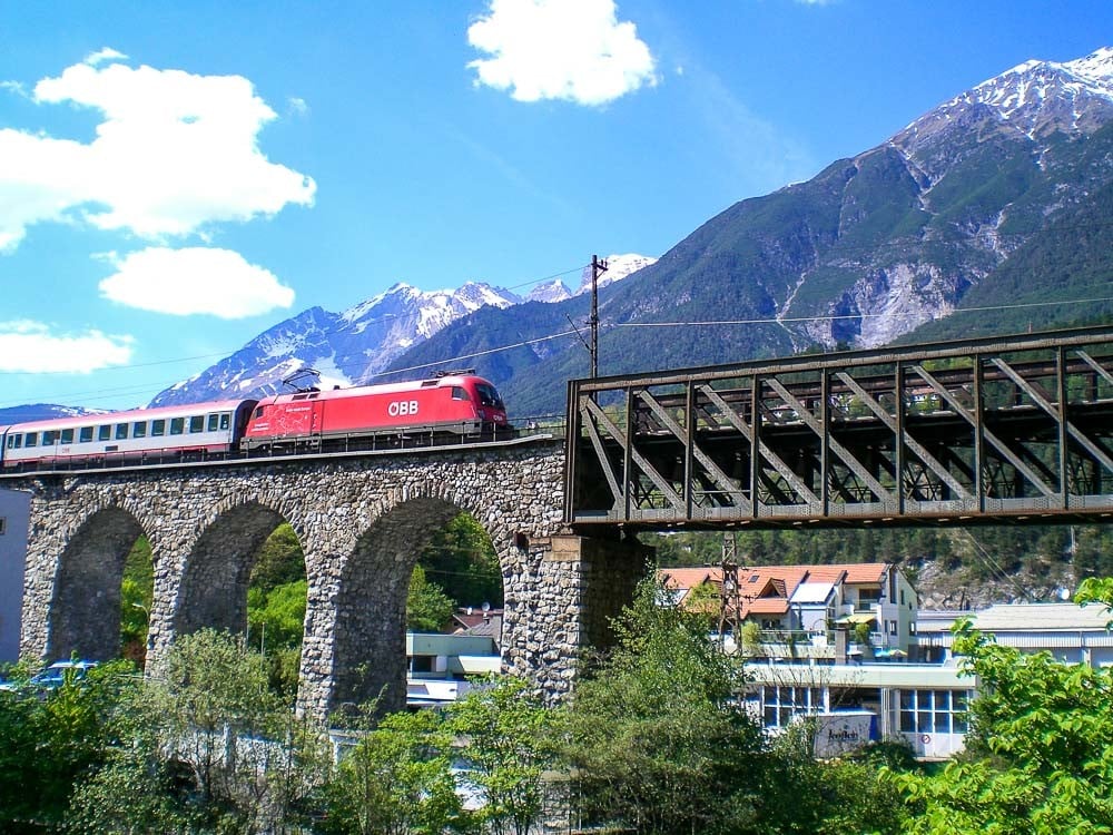 Arlberg Line - Innsbruck to Bludenz by Train