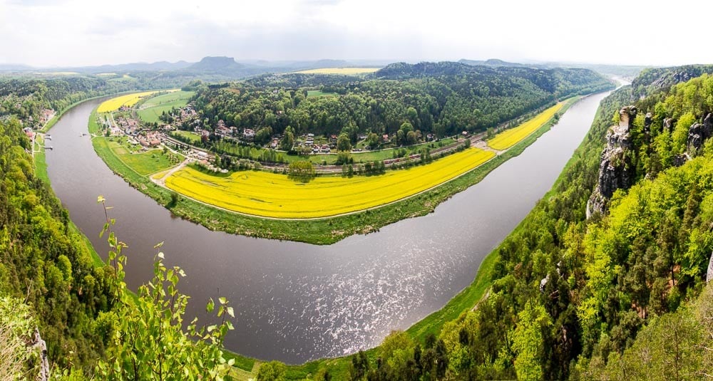 Berlin to Prague Line (Scenic Countryside & Elbe River Valley) by Train