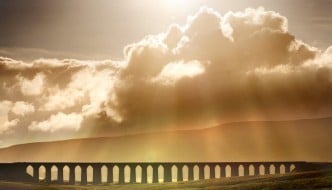 Ribblehead viaduct on the Settle to Carlisle railway